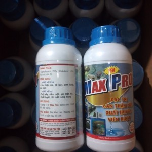 MAX PRO - SIÊU PHẨM ĐẶC TRỊ GAN THẬN MỦ, XUẤT HUYẾT , VIÊM RUỘT TRÊN CÁ CÓ VẢY 